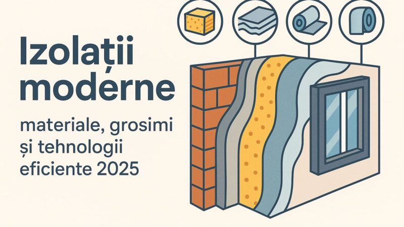 Izolatii moderne vazute din profil structura taiata a mai multe straturi