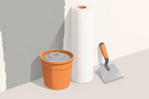 Cat costa metru patrat de plasa si adeziv - Aplicare plasa si adeziv pe perete – ghid complet 2025 despre cat costa metru patrat de plasa si adeziv.