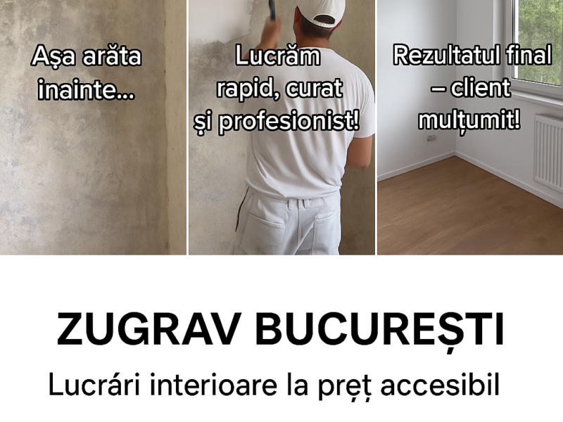Zugravit & Renovări apartamente și scări de bloc – București
