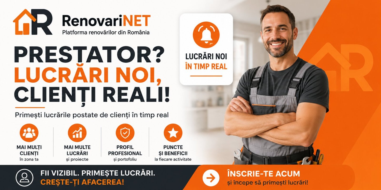 Publică servicii de renovare pe RenovariNET