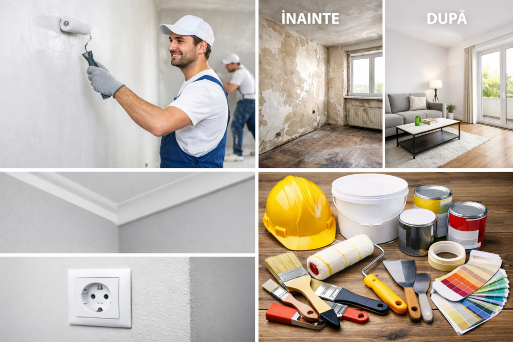 Zugrav București – zugrăveli, glet și renovări interioare