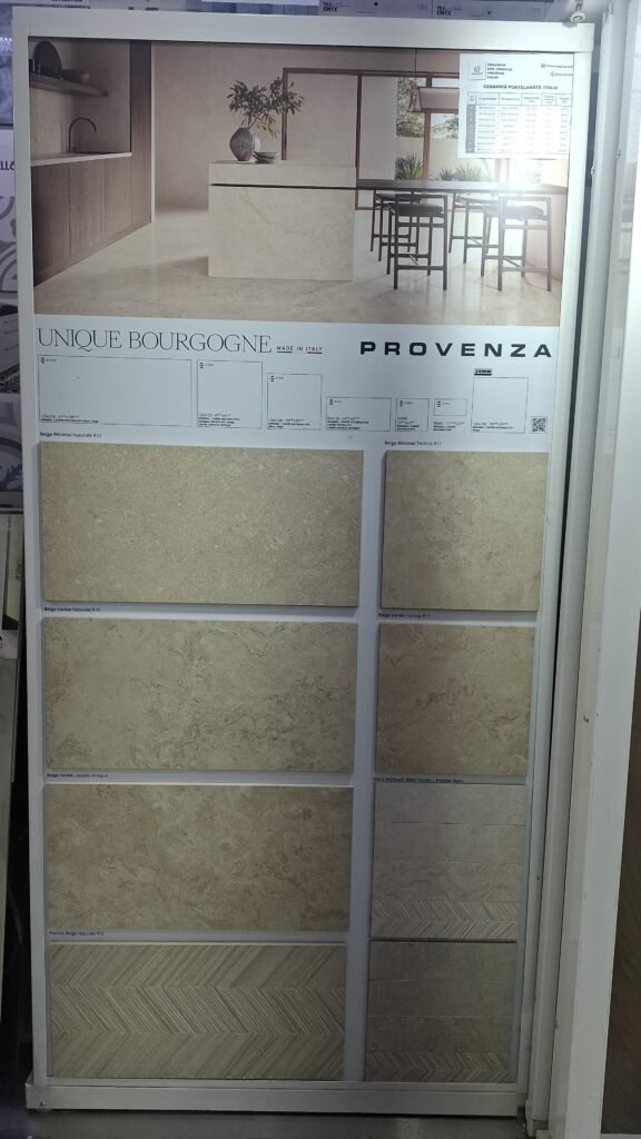 Gresie porțelanată aspect piatră Provenza Unique Bourgogne Beige – R10/R11, Made in Italy